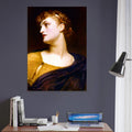 Antigone de Frederic Leighton, œuvre académique reproduite sur poster d’art d’après le tableau original, pour décoration murale.
