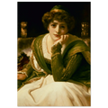 Desdémone de Frederic Leighton, tableau et œuvre académique représentant l’héroïne shakespearienne Desdémone.