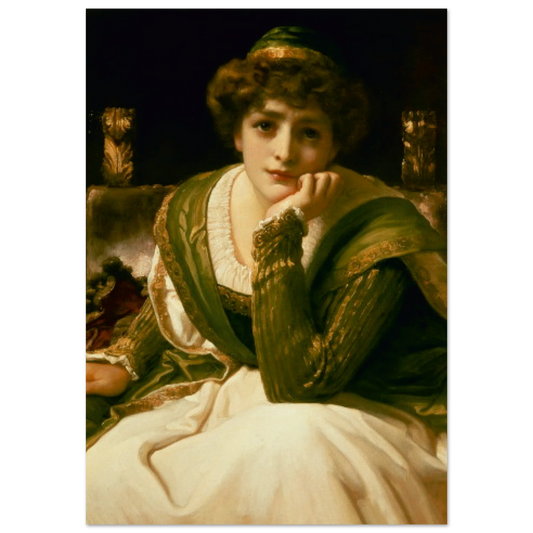 Desdémone de Frederic Leighton, tableau et œuvre académique représentant l’héroïne shakespearienne Desdémone.
