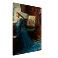La Belle Rosamonde de John William Waterhouse, œuvre préraphaélite reproduite sur toile sans cadre, pour décoration murale.