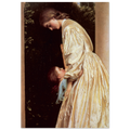 Les Soeurs de Frederic Leighton, tableau et oeuvre academique representant deux jeunes femmes reunies dans une scene intime et contemplative.