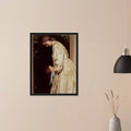 Les Soeurs de Frederic Leighton, oeuvre academique reproduite sur toile avec cadre noir, pour decoration murale.