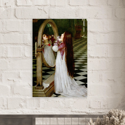 Mariana dans le Sud de John William Waterhouse, oeuvre preraphaelite reproduite sur poster d’art d’apres le tableau original, pour decoration murale.