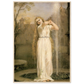 Ondine de John William Waterhouse, tableau et oeuvre preraphaelite representant une jeune femme associee a la figure mythologique de l’ondine.